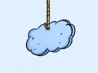 Wolke als Symbol für Himmelfahrt